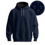 Blue Cross 2026  Pattern Men Hoodie