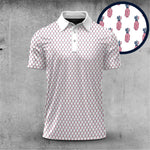 America Golf Gear Pattern 2026  Men Polo Shirt