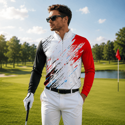 Sporty 2027 Men Quarter-zip Pullover