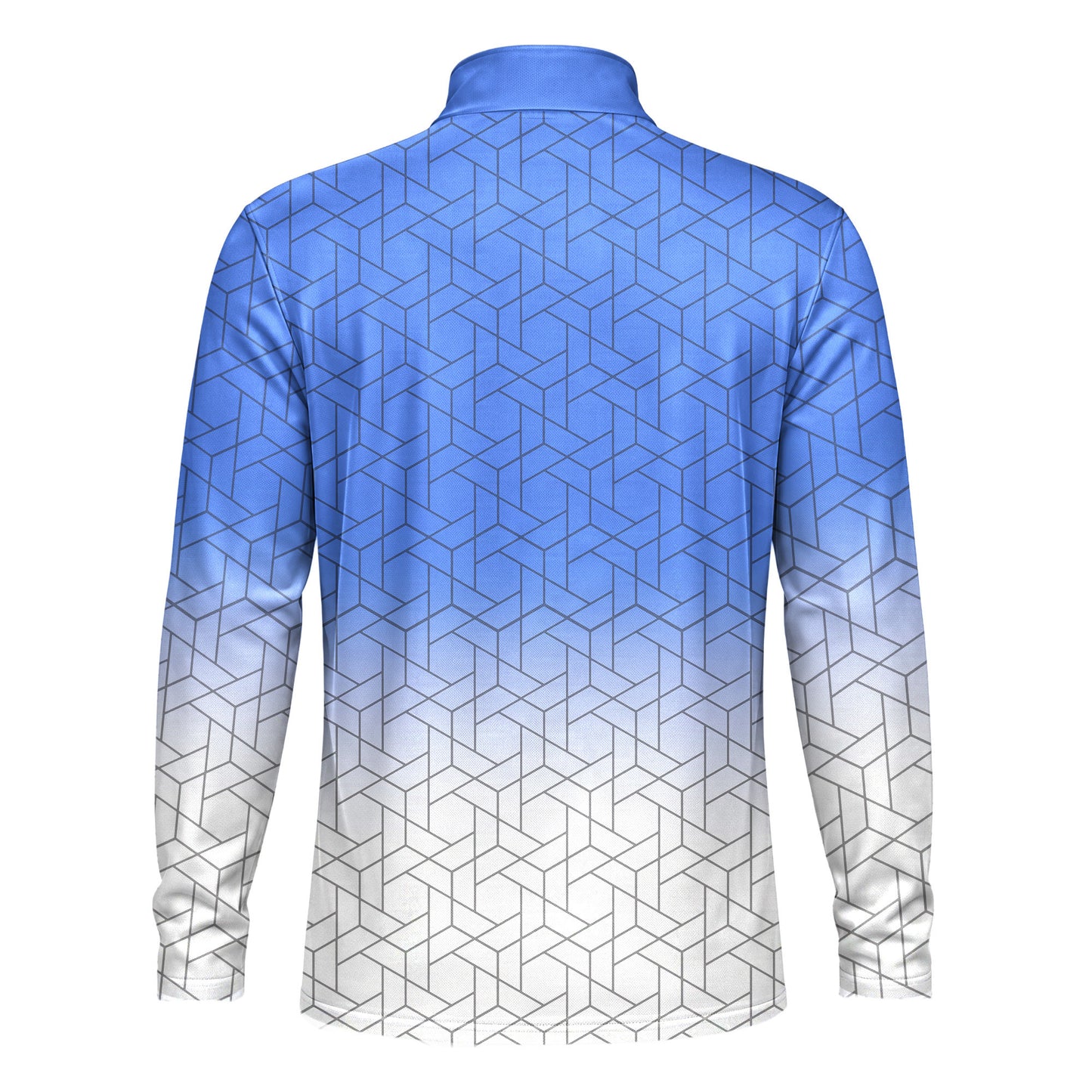 Blue White 2026 Men Quarter-zip Pullover