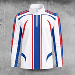 US Vibe Red Blue White 2027  Men Quarter-zip Pullover