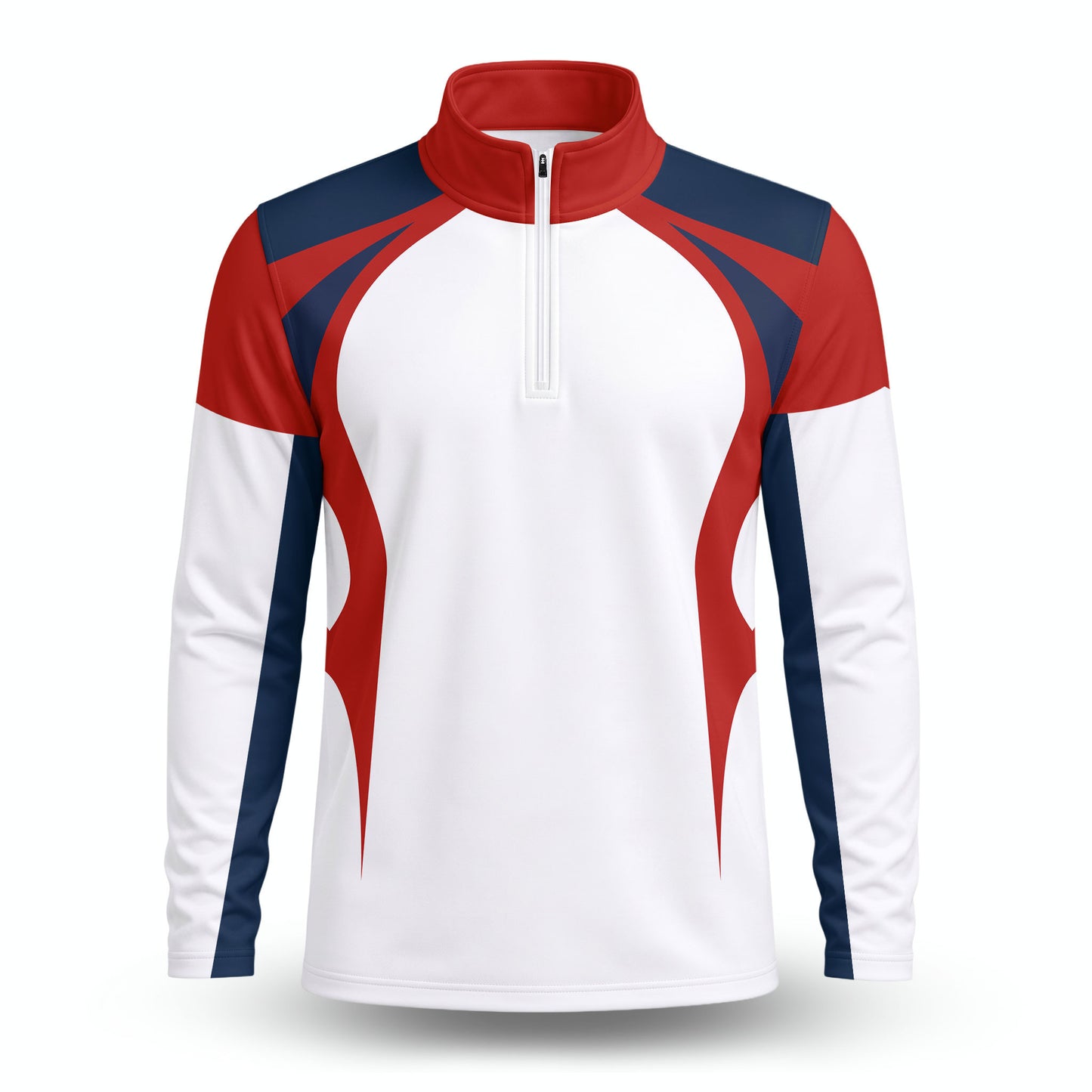Red Blue White 2026 Men Quarter-zip Pullover
