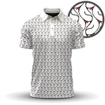 Goose Seamless Pattern Men Polo Shirt