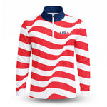 USA Team USA vibes Men Quarter-zip Pullover