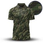Big Camo Pattern 2027 Men Polo Shirt