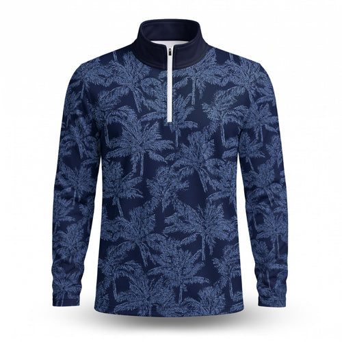 2027  Palm Indigo Brands Men Quarter-zip Pullover