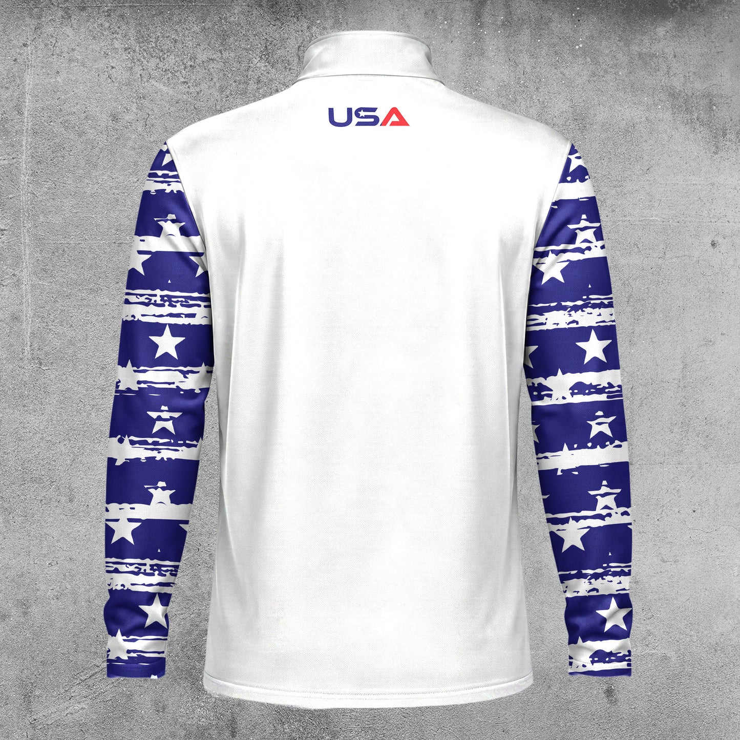 US Flag USA Team Men Quarter-zip Pullover V2