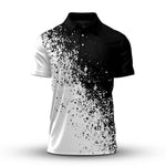 2026  Black White Sport Men Polo Shirt
