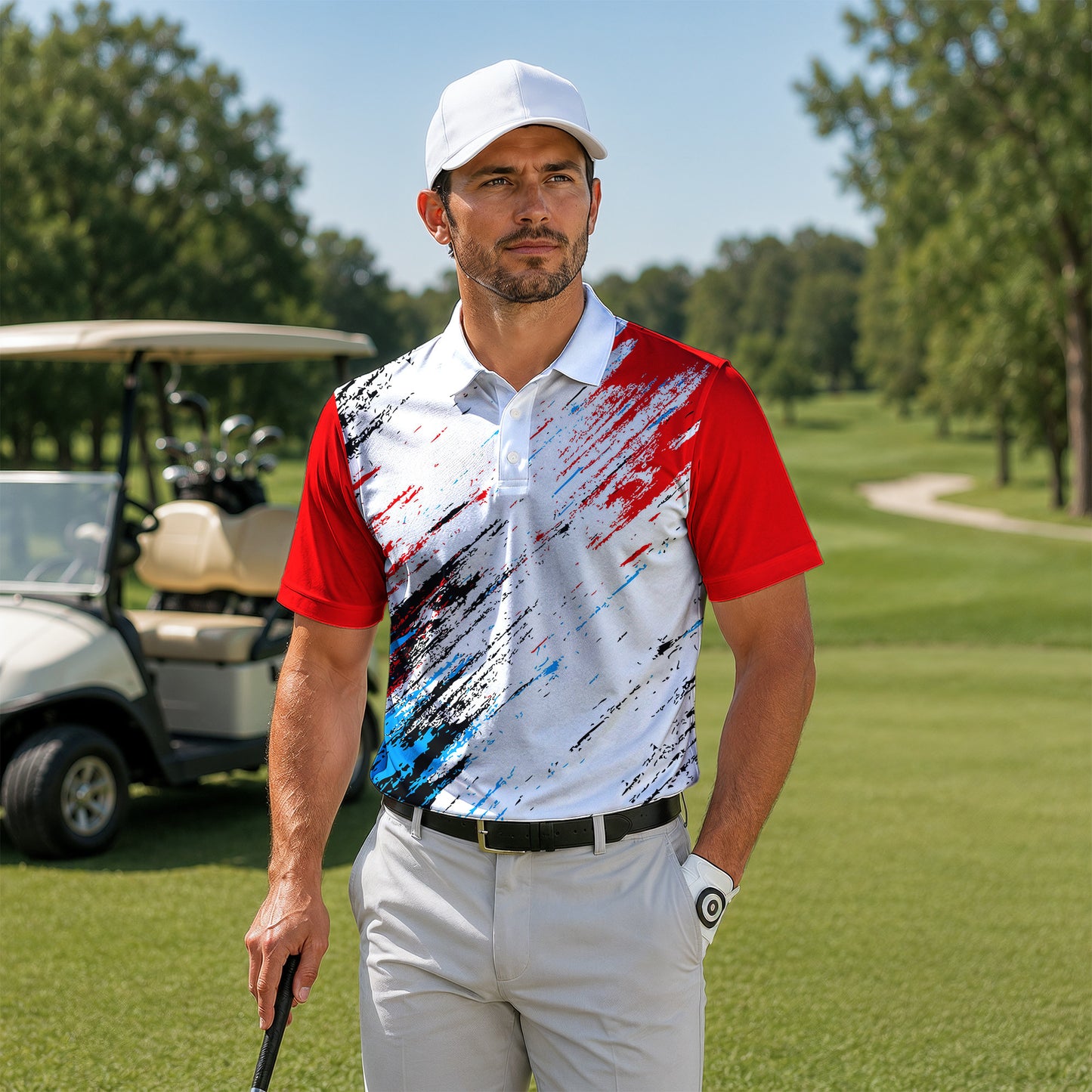 Sporty Ryder Cup 2027 Men Polo Shirt