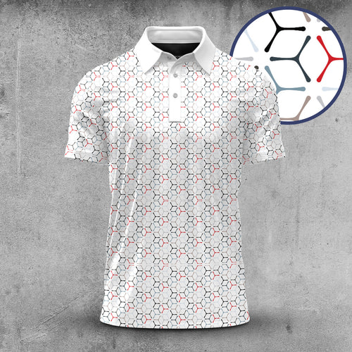 Propeller Pattern 2026 Men Polo Shirt
