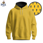 Yellow And Blue 2027  Trophy Pattern Men Hoodie