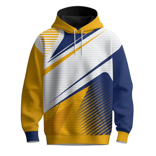 Blue Yelllow White 2026  Men Hoodie