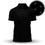 2026  Blue Sun Seamless Pattern Men Polo Shirt