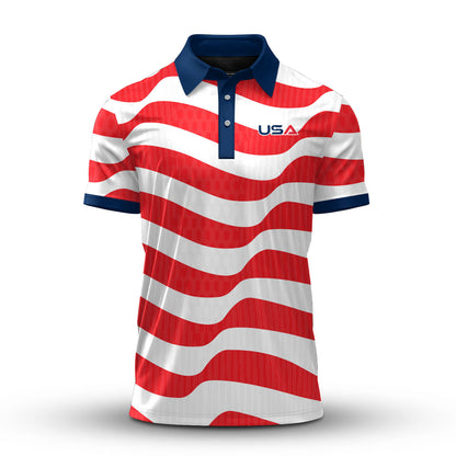 USA Team USA vibes Men Polo Shirt
