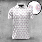 Firework Pattern Men Polo Shirt