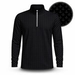 Black Anchor 2027  Men Quarter-zip Pullover