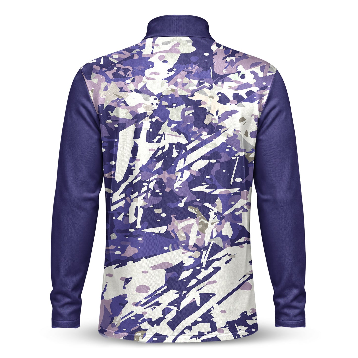 Loud Purple Painting Men Quarter-zip Pullover