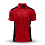 Red Black 2027  Men Polo Shirt